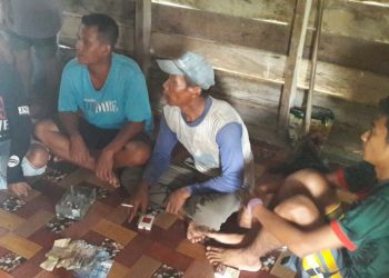 4 Pelaku Judi Qiu-qiu Ditangkap Tim Patroli Polsek Tapung
