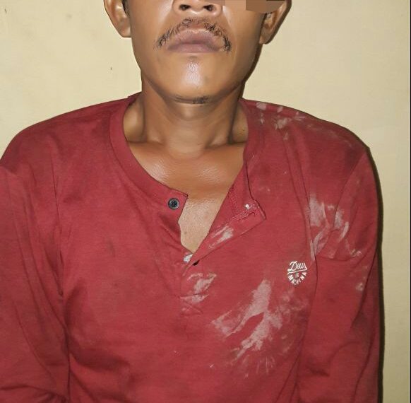 Lagi Asik Nyabu, Warga Pantai Cermin ini Ditangkap Tim Patroli Polsek Tapung