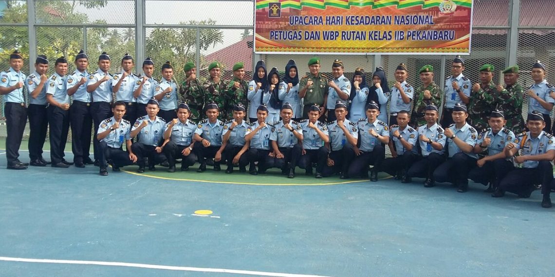 Dandim Pekanbaru Pimpin Upacara di Rutan Sialang Bungkuk