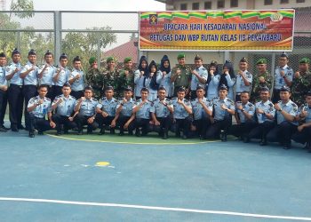 Dandim Pekanbaru Pimpin Upacara di Rutan Sialang Bungkuk