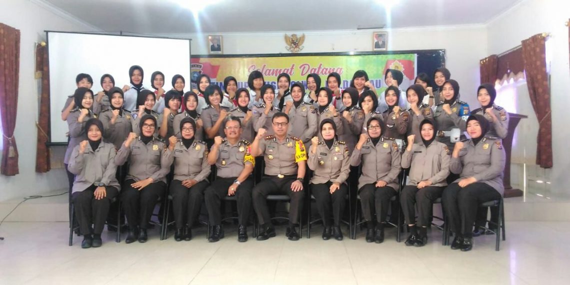 Supervisi Polwan di Polres Kampar : Polwan Miliki Tanggung Jawab Sama dengan Anggota Polri Lainnya