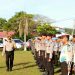 Kapolres Kampar Bacakan Amanat Kakorlantas Polri Saat Pimpin Apel Gelar Pasukan Ops Patuh Muara Takus 2018