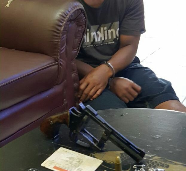 Polsek Tapung Hilir Kampar Amankan Seorang Pemilik Senjata Api Rakitan illegal