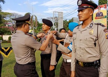 12 Orang Bintara Remaja Polres Kampar ikuti Pembinaan Tradisi dan Orientasi