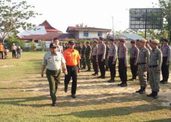 Wakil Bupati Kampar Pimpin Apel Hari Kesiapsiagaan Bencana Nasional 2018 di Kab. Kampar