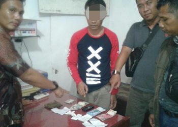 Sedang Merekap Nomor Judi Togel, Warga Lipat Kain Utara ini Diciduk Anggota Polsek Kampar Kiri