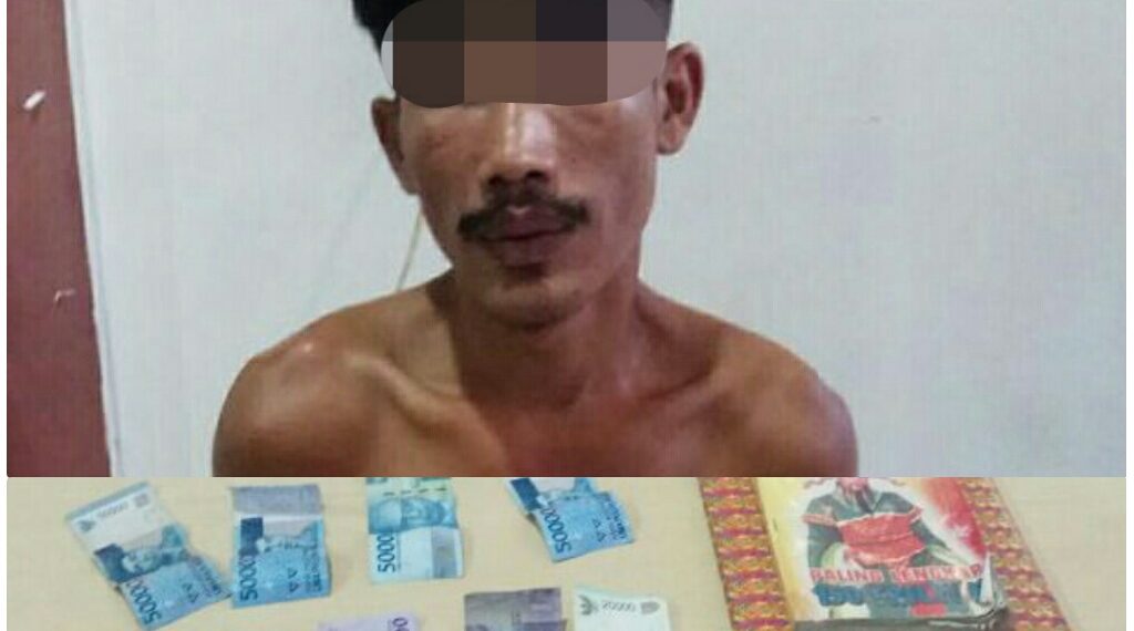 Tim Opsnal Polres Kampar Amankan Seorang Pelaku Judi Togel di Perumahan Lorena