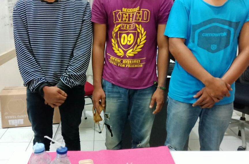 3 Pelaku Narkoba ditangkap di Desa Rimba Beringin Tapung Hulu