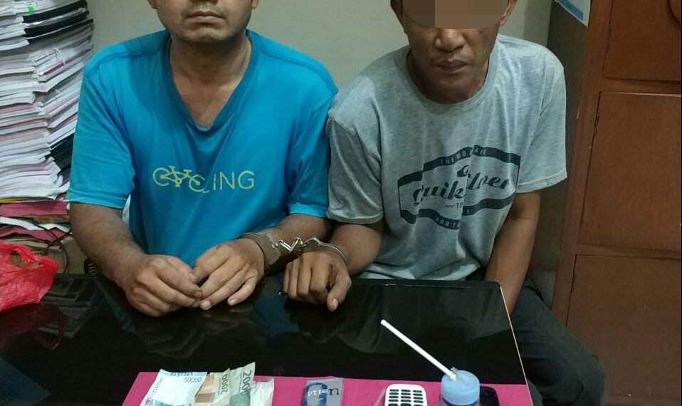 2 Warga Salo digrebek Anggota TNI saat Pesta Narkoba, Pelaku diserahkan ke Polres Kampar