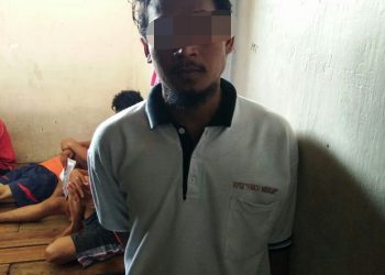 Polsek Tapung Hilir Ringkus Tersangka Kasus Curanmor di Sp 5 Desa Gerbang sari