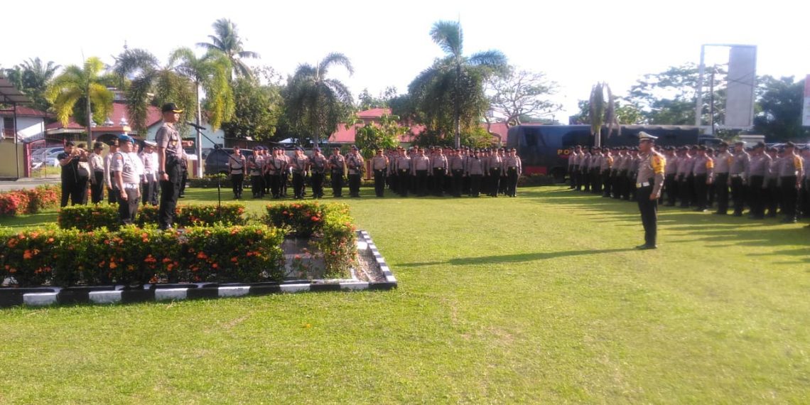 580 Personel Gabungan Polres Kampar dan Polda Riau Amankan 1.318 TPS di Kabupaten Kampar