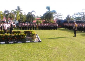 580 Personel Gabungan Polres Kampar dan Polda Riau Amankan 1.318 TPS di Kabupaten Kampar