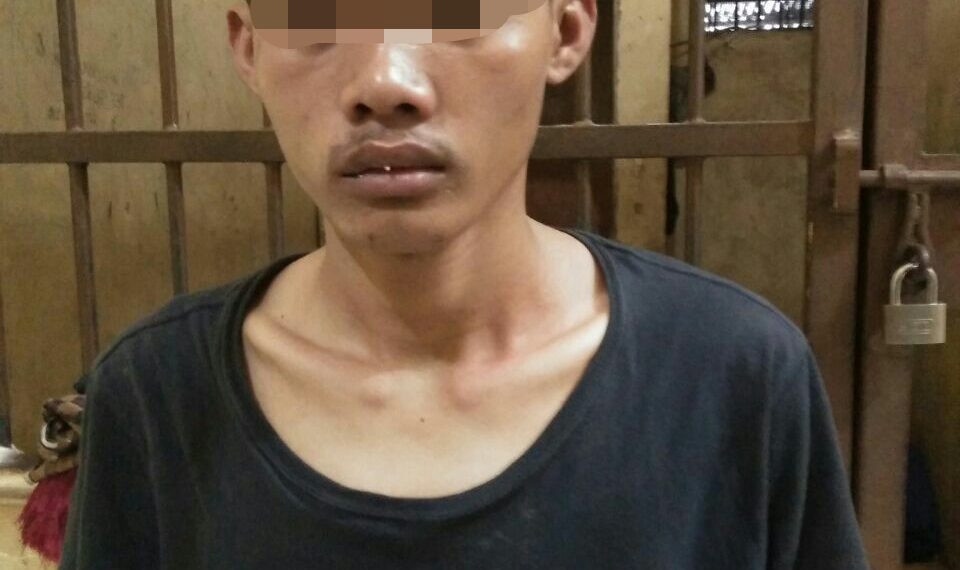 Petugas Pos Pam Ops Ketupat 2018 Polres Kampar Tangkap Tersangka Pencuri Mobil