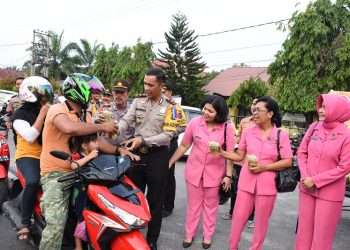 Polres Kampar Gelar Buka Bersama Dan Bagi-Bagi Takjil