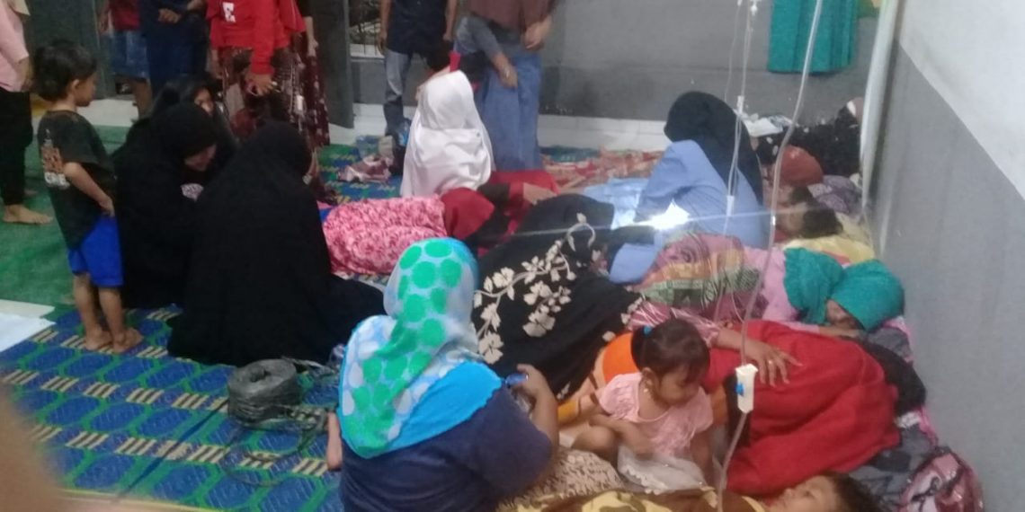 Santap Sate, Saat Pesta, Ratusan Warga Koto Perambahan Diduga Keracunan.