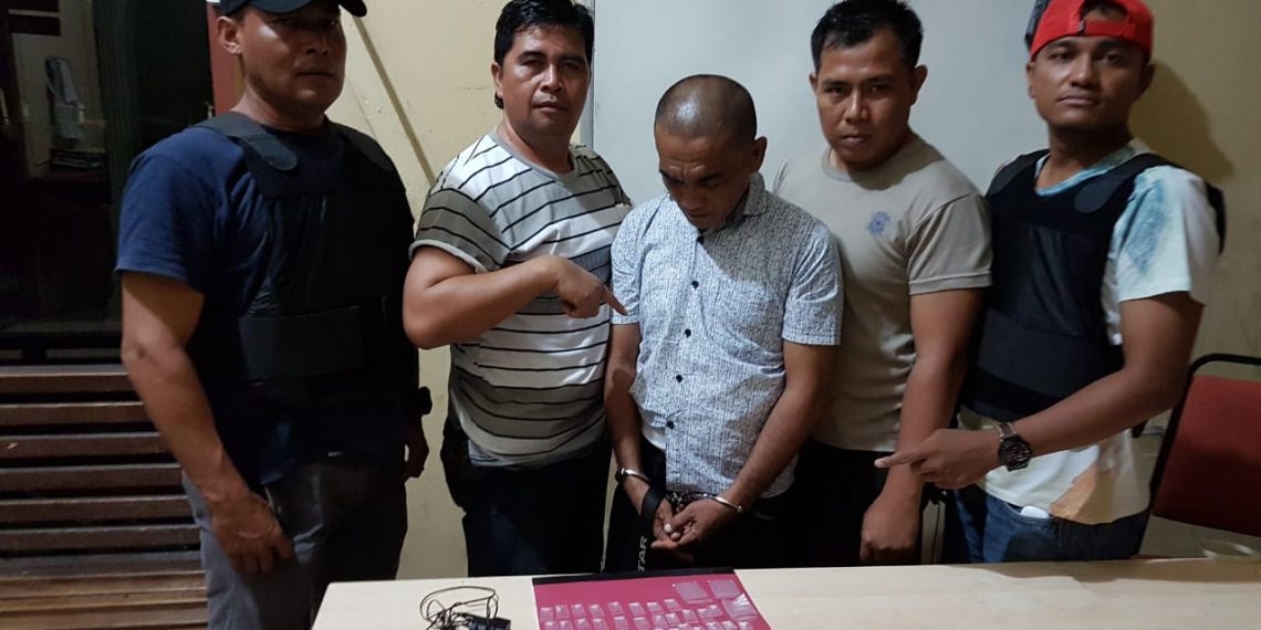 Jadi Pengedar Shabu, Seorang Tenaga Honorer Ditangkap Polsek Kampar di Desa Batu Belah