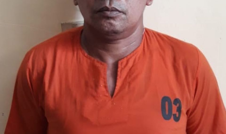 Seorang Pengedar Shabu diringkus Opsnal Polsek Tapung di Desa Sei Agung Kec. Tapung