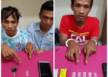 Bawah Shabu, Warga Sungai Kampar Di Amankan Sat Narkoba Polres Kampar
