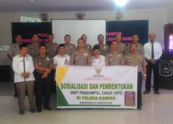 Sosialisa Tentang Zakat Oleh Baznas di Polres Kampar