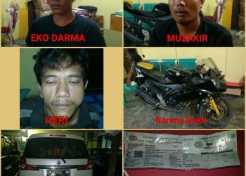Ingin Transaksi Hasil Curian, 3 Pelaku Curanmor di Tangkap