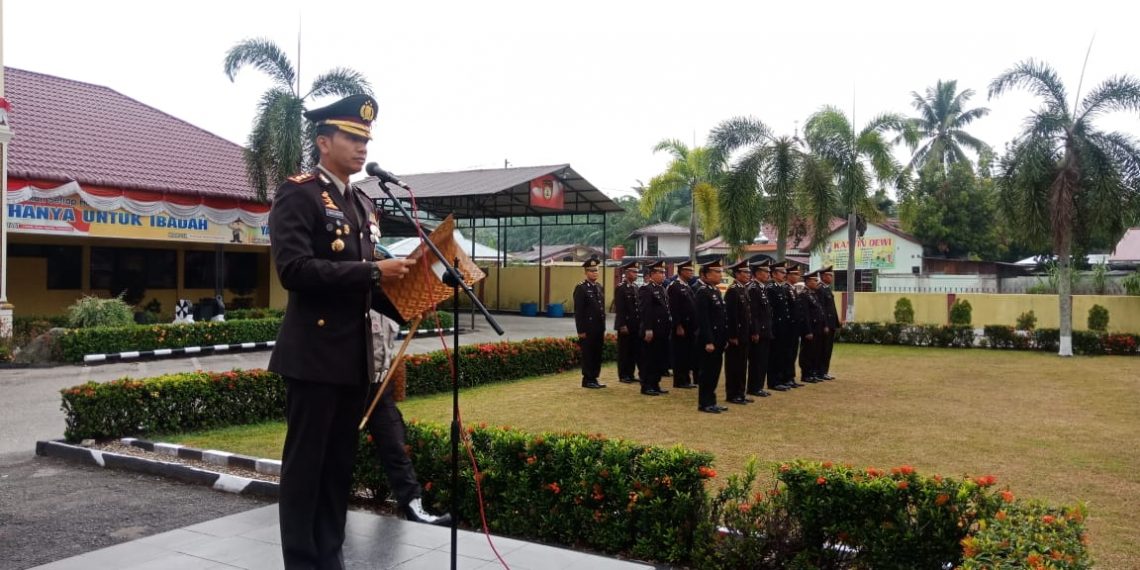 Kapolres Kampar Bacakan Amanat Kapolri Pada Hut RI Ke 73 Tahun 2018.