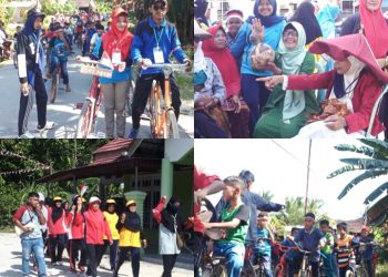 Peringati HUT RI Ke-73, Warga Dusun Perambahan Manganyuo Kareta Basamo dan Jalan Santai