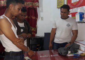 Pengedar Sabu-sabu di Jegat Polsek Kampar Kiri di Jalan