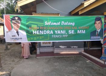 Hendra Yani SE.MM Di Desa Penyasawan Catat Tugas Dan Tanggung Jawab Selaku Anggota DPRD Kampar