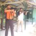 Kapolres Kampar Pimpim Latihan Menembak di Lapangan Batalyon 132/BS.