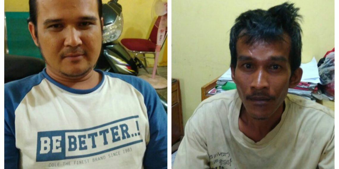 Polsek Bangkinang Barat Tengkap 2 orang Penyalahgunaan Narkoba di Desa Kuok
