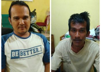 Polsek Bangkinang Barat Tengkap 2 orang Penyalahgunaan Narkoba di Desa Kuok