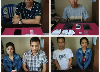 Dalam Semalam 6 Orang Bandar Sabu dan Ekstasi di Ringkus Satnarkoba Kampar