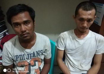 Dua Pelaku Bandar Narkoba di Ringkus di Pondok Kebun Sawit