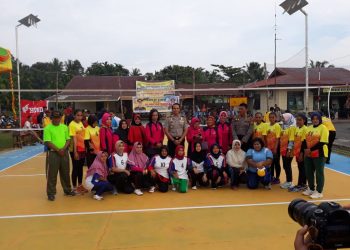 Kapolres Kampar Buka Turnamen Voli Piala Bergilir