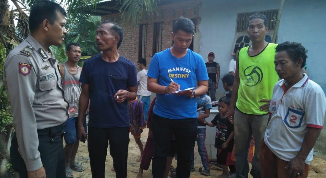 Kebakaran Rumah Warga di Desa Buluh Cina Siak Hulu, Seorang Balita Tewas Terbakar