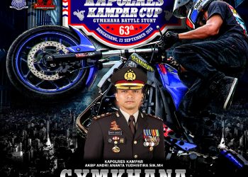 Minggu Pagi, Satlantas Gelar Kompetisi Free Style Kapolres Kampar Cup