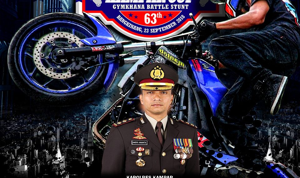 Minggu Pagi, Satlantas Gelar Kompetisi Free Style Kapolres Kampar Cup