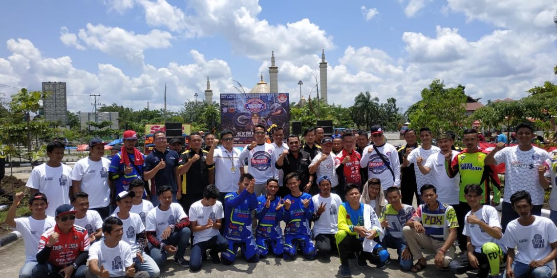 Satlantas Gelar Kompetisi Free Style Kapolres Kampar Cup di Taman Kota Bangkinang