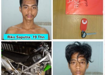 Dua Pelaku Jambret Diamankan Polsek Perhentian Raja
