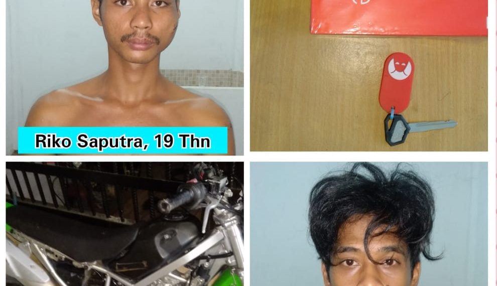 Dua Pelaku Jambret Diamankan Polsek Perhentian Raja