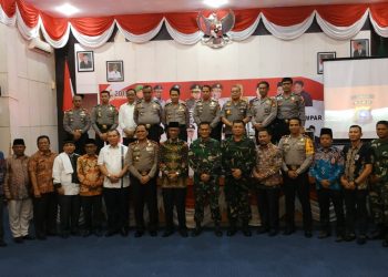 Kapolda Riau Bersama Forkopimda Provinsi Adakan Safari Sinergitas Pemilu 2019 di Kab. Kampar