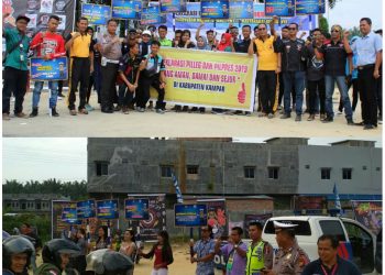 Anniversary Paguyuban Motor Tapung, Gelar Kampanye Pemilu Damai dan Keselamatan Lalulintas