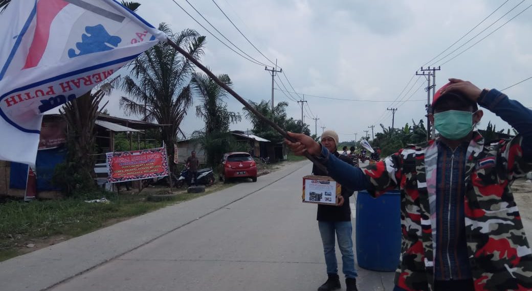 Macab Laskar Merah Putih Kabupaten Pelalawan Galang Dana Bencana Alam Sulteng