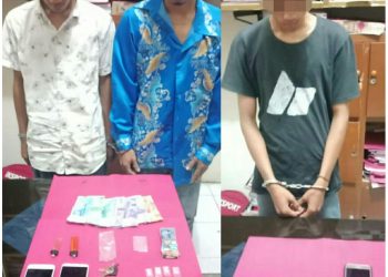 Edarkan Shabu, 3 Warga Desa Kampung Panjang Kampa Ditangkap Polisi