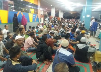 Ribuan Jama’ah Hadiri Acara Penggalangan Dana Palu dan Pesantren Yang Ditajah IKMR Kampar