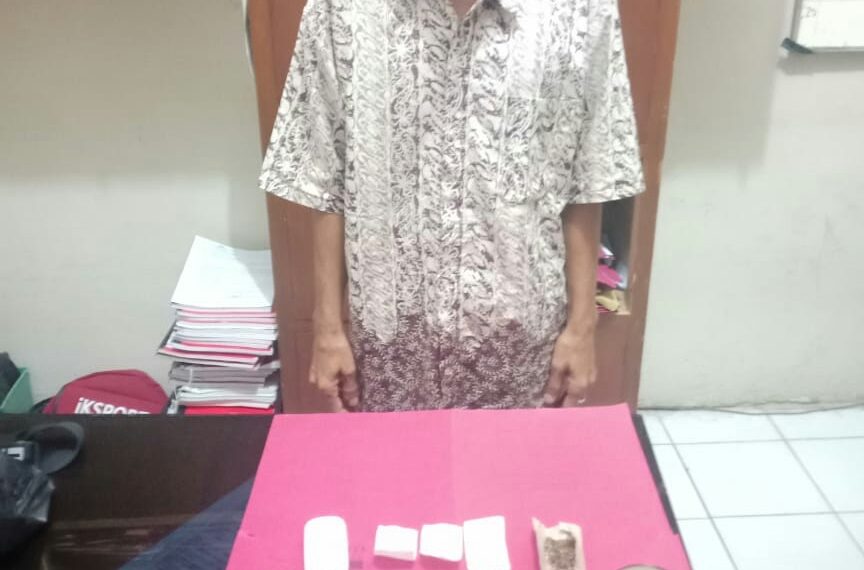 Simpan Biji Tanaman Ganja beserta Daun Ganja Kering, Warga Tarai Bangun ini Diamankan Polisi