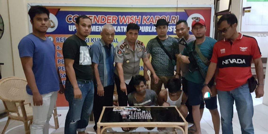 Dua Bandar Shabu Diringkus Polsek Perhentian Raja