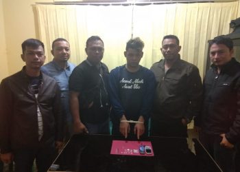 Kapolsek Bangkinang Barat Pimpin Penangkapan Pelaku Narkoba