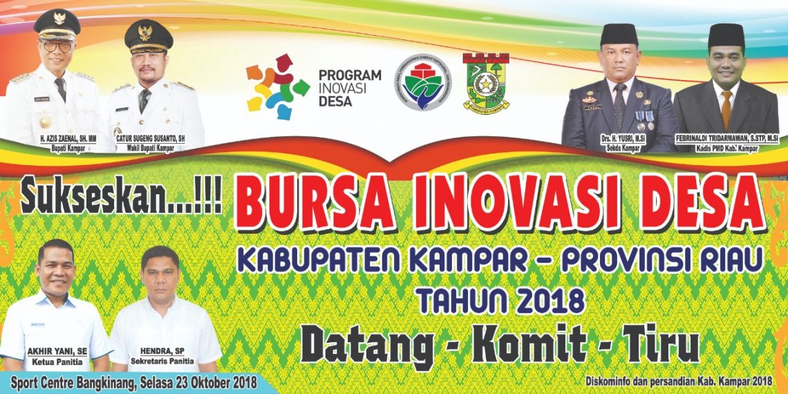 Bupati Buka Bursa Inovasi Desa Kabupaten Kampar Yang Akan di Hadiri Ribuan Orang