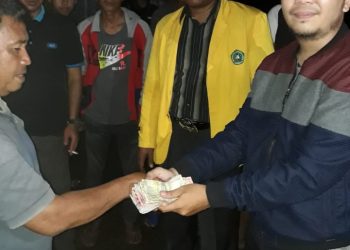 Penutupan KBM Mahasiswa Fak. Hukum Unilak di Desa Sei Rambai Berlangsung Meriah